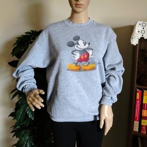 Disney Gray Mickey Mouse Sweatshirt